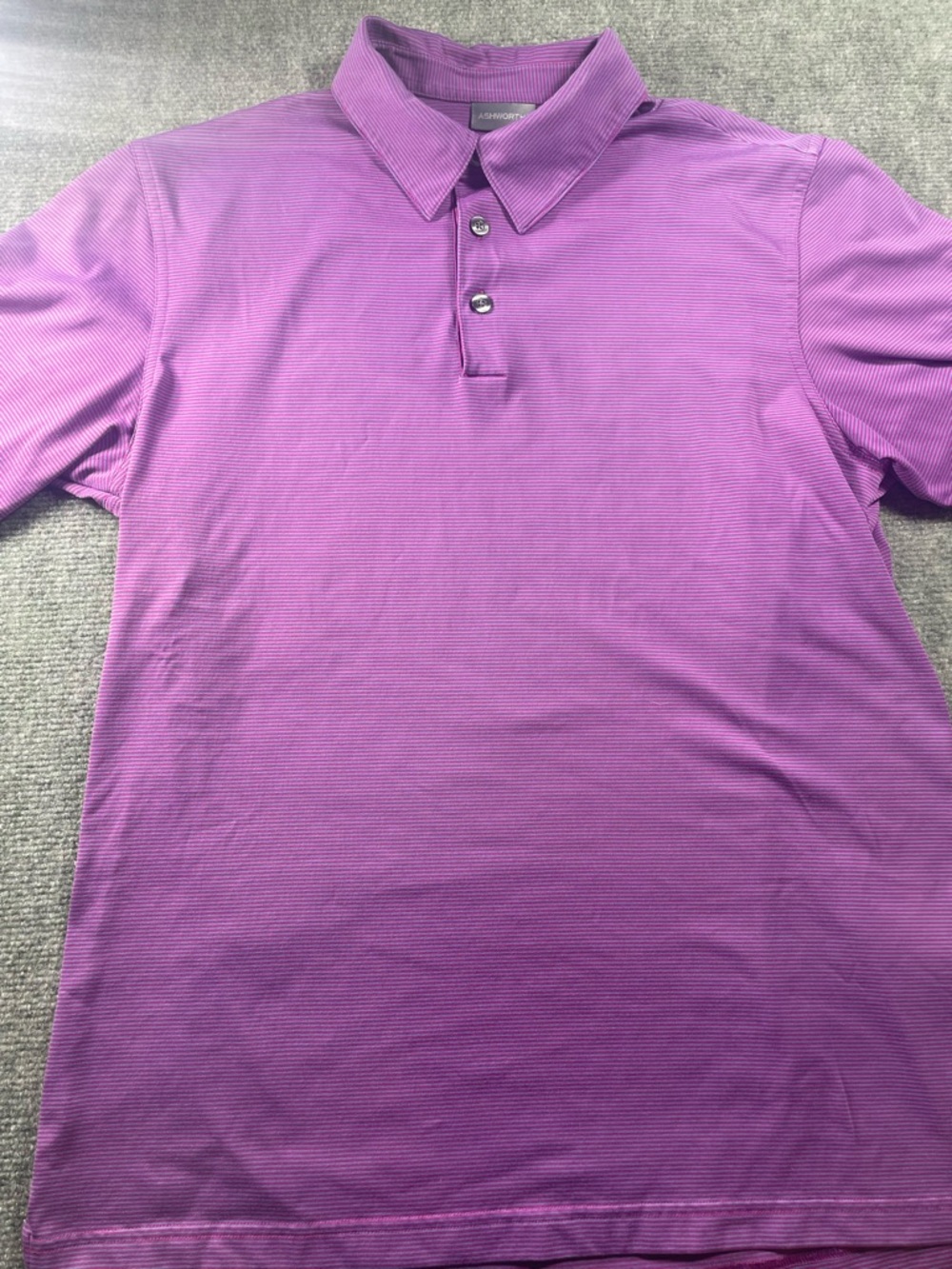 Ashworth Men's‎ Lavender Purple Polo Shirt